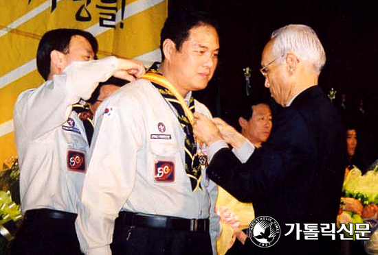 올해 한국 스카우트 전국 명예대장 뽑힌 김종일 대장