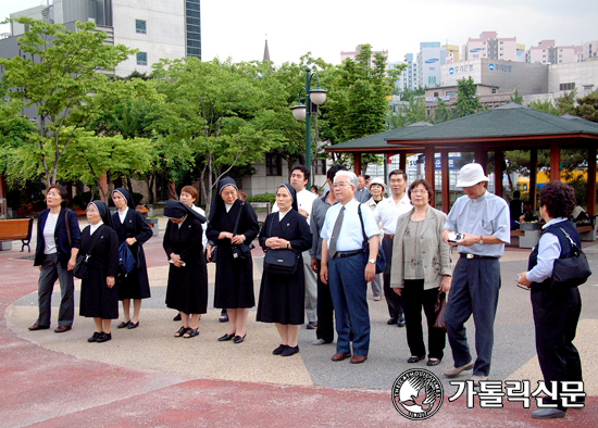 일본 나가사키 교구 한국교회 방문