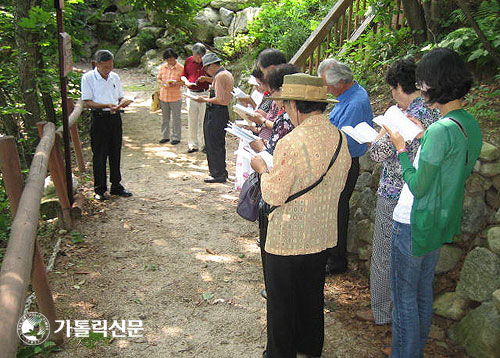 춘천교구 가톨릭문우회 피정