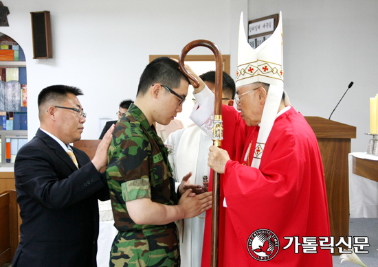 유수일 주교, 군종교구 백호본당 사목방문