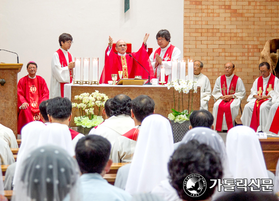 두봉 주교 사제서품 60주년 미사