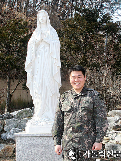 [군사목 현장을 가다] 美 영주권 포기한 늦깎이 군종병 손호준 상병