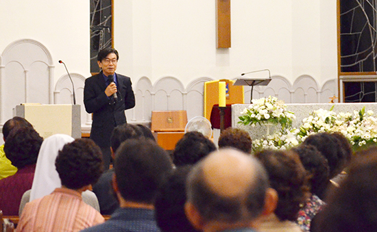 춘천교구, 한수산 작가 문화 특강