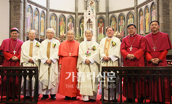 [사제수품 50주년 금경축 축하식] 서울대교구 박순재 몬시뇰, 송광섭·주상배 신부, 성골롬반외방선교회 안광훈 신부