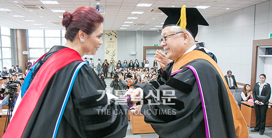 발데티 과테말라 부통령, 대구가대 방문