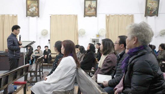 중국 저장성 원저우교구 총지역구 공부반 개학 미사