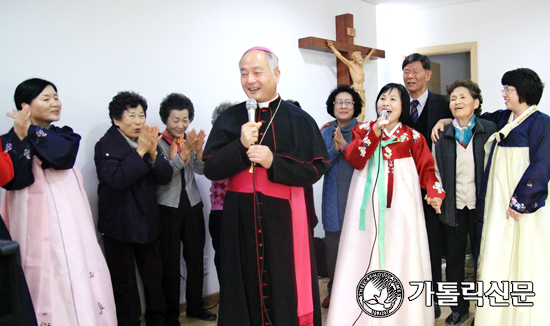 수원교구 여주 퇴촌본당 산북공소 제1회 어르신 영명축일 축하잔치