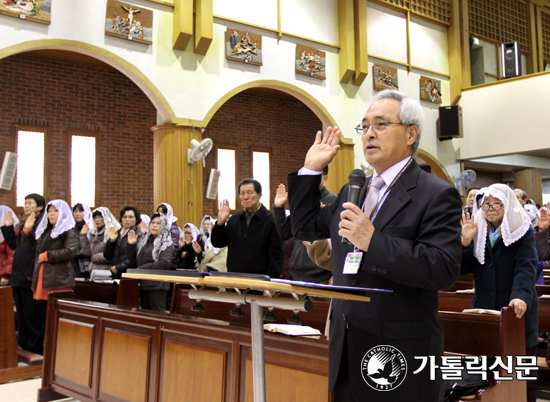 수원교구 양지본당, 전 신자 성경 필사 선포식