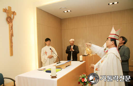 한림대학교 동탄성심병원 원목실 경당 축복