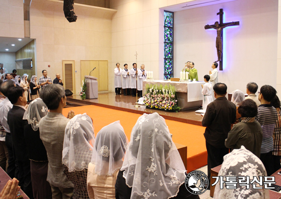 수원교구 매곡본당 설립 10주년 기념미사