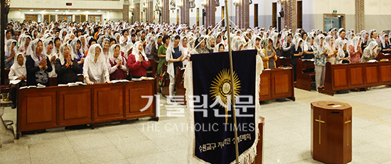 수원교구 지속적인 성체조배회 대피정