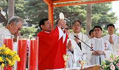 구산성지, 김성우 성인 순교 176주년 현양미사 봉헌