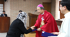 수원교구 복음화학교, 제9기 수료미사 봉헌