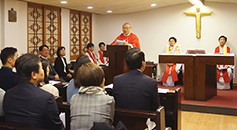 염수정 추기경, 청와대 가톨릭교우회 미사 주례