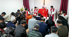 서울 경찰사목위, 광진署 새 청사 경당 축복