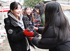 청주노인복지센터, 용암동본당 주일학교와 ‘꽃샘추위 난방지원 사업’