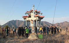 중국 시안교구 세라핌 청년회, 위령성월 맞아 성지순례