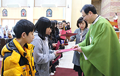 수원교구 화성 정남본당 ‘요한장학회’ 장학금 전달