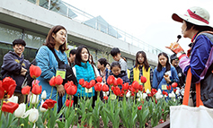 수원교구 분당지구 장애아주일학교 연합 식물원 봄나들이 진행