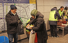 서울 신도림동본당, 노숙인 무료급식