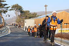  한국가톨릭스카우트, 성 김대건 신부 유체이장 경로 따라 도보순례