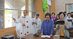 호스피스 시설 성모꽃마을, ‘나자렛관’ 축복