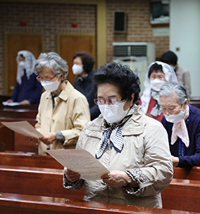 서울 행운동본당, 부활 시기 맞아 ‘빛의 길’ 기도 바쳐