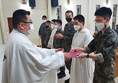 육군 제7보병사단 칠성본당 군종병 공동체를 만나다